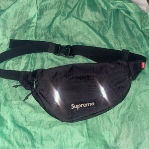 Supreme jacquard Belt Bag Black SS19